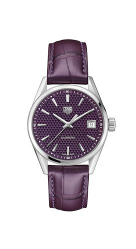 TAG Heuer Carrera Quartz 36 Stainless Steel / Purple